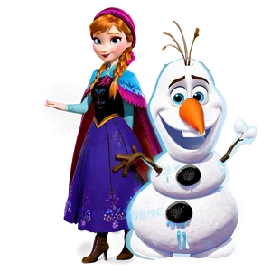 Frozen Anna Olaf Image Png 36 PNG image