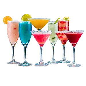 Frozen Cocktail Selection Png 48 PNG image