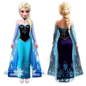 Frozen Elsa Ice Dress Png 28 PNG image