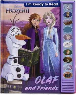 Frozen I I Olafand Friends Book Cover PNG image