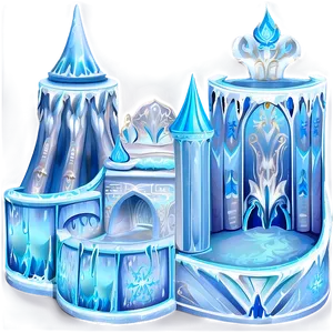 Frozen Ice Palace Interior PNG 44