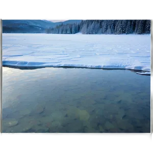 Frozen Lake Scenery Png Xxu14 PNG image