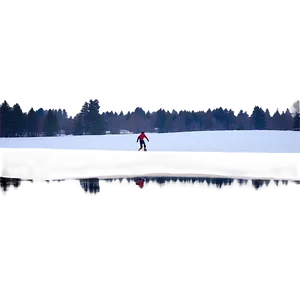 Frozen Lake Skating PNG 06122024 PNG
