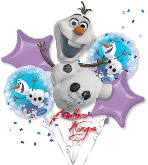 Frozen Olaf Balloon Bouquet