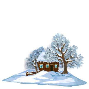 Frozen Winter Land Png 06122024 PNG image