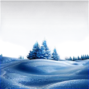 Frozen Winter Landscape PNG Akp