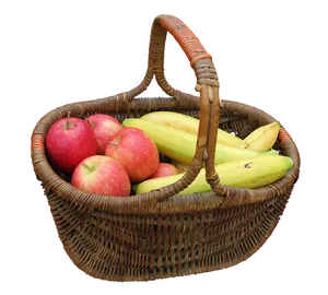 Fruit Basket Fullof Applesand Bananas.png