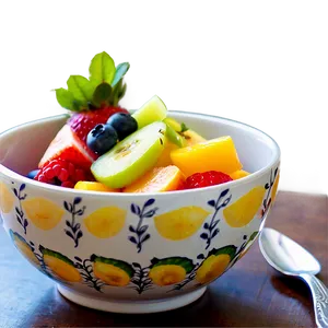 Fruit Salad Morning Bowl PNG 05212024