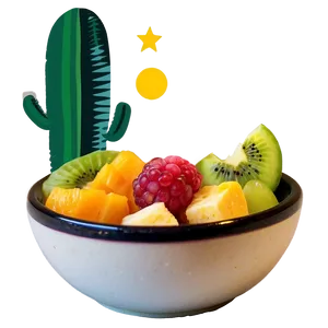 Fruit Salad Morning Bowl PNG Bxu