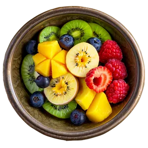 Fruit Salad Morning Bowl Png Dkp85 PNG image