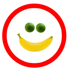 Fruit Smile Traffic Sign PNG image