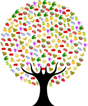 Fruit Tree Abstract Art