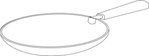 Frying Pan Vector Illustration PNG image