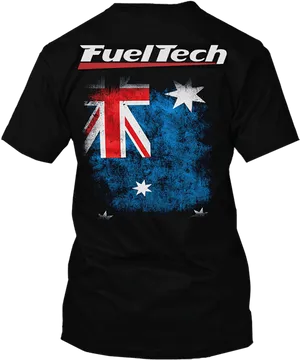 Fuel Tech Australia Flag T Shirt PNG image