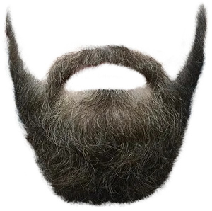 Full Beardwith Styled Moustache PNG image