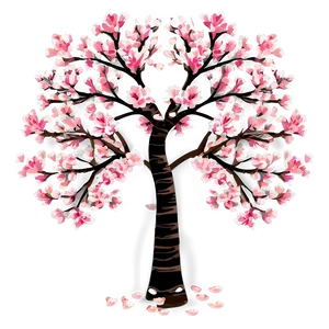 Full Bloom Cherry Blossom Tree PNG Kyi
