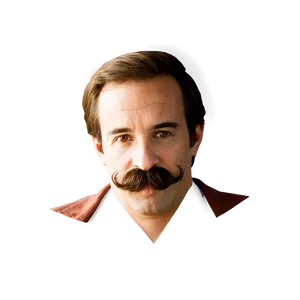 Full Bushy Mustache PNG 05042024 PNG