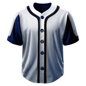 Full Button Baseball Jersey PNG Tfr27