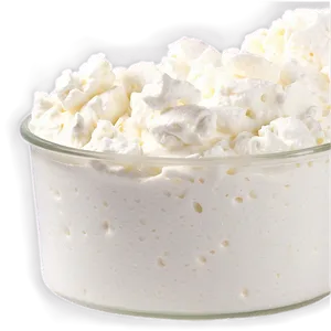 Full Cream Cottage Cheese PNG Etx23 PNG