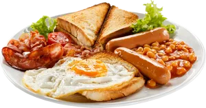Full English Breakfast Plate