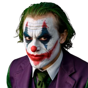 Full Face Joker Makeup Png Whp69 PNG image