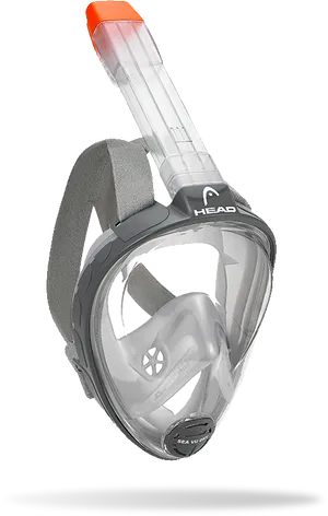 Full Face Snorkel Mask Head Sea Vu Dry PNG image