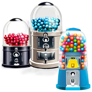 Full Gumball Machine PNG 06292024