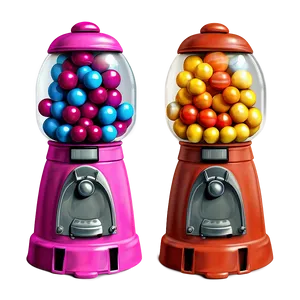 Full Gumball Machine PNG 77