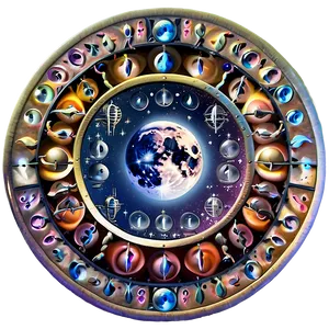 Full Moon Astrology Sign PNG 05242024 PNG