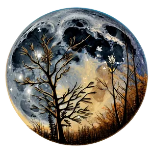 Full Moon Autumn Whisper PNG 05242024