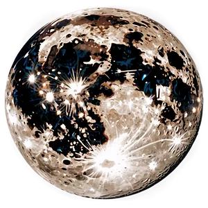 Full Moon Celestial Beauty PNG Pnl