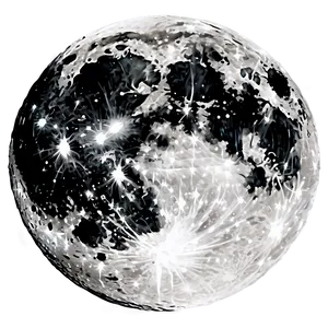 Full Moon Celestial Beauty PNG Qvs