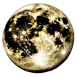Full Moon Cloudy Night Png 05242024 PNG image
