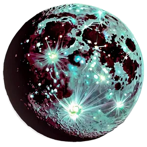 Full Moon Cosmic Wonder PNG 05242024