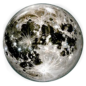 Full Moon Cosmic Wonder PNG 19