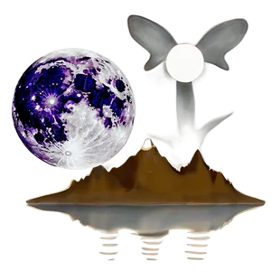 Full Moon Desert Mystery PNG 28 PNG