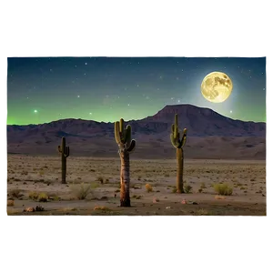 Full Moon Desert Mystery PNG Rgs