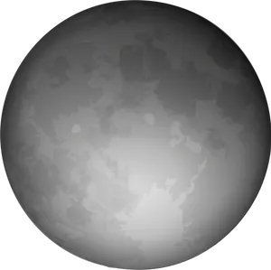 Full Moon Detailed Surface Texture PNG image