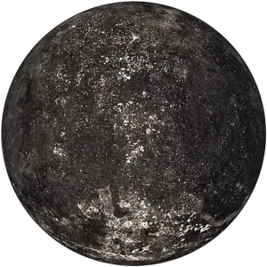 Full Moon Detailed Surface Texture PNG image