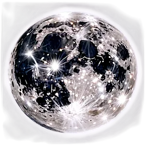 Full Moon Glowing Halo PNG 86