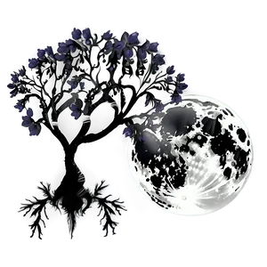 Full Moon Gothic Romance PNG Ikw33