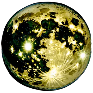 Full Moon Over Water PNG Xxu