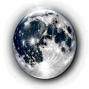Full Moon Polar Light PNG 68 PNG