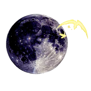 Full Moon Spooky Night PNG 05242024