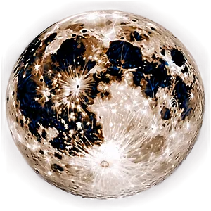 Full Moon Surface Glowing PNG 06262024 PNG
