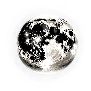 Full Moon Surface Glowing Png Xhx PNG image