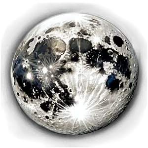 Full Moon Winter Night PNG 05242024