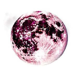 Full Pink Moon Clipart Png 12 PNG image