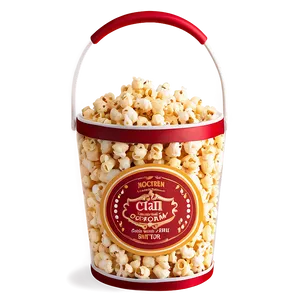 Full Popcorn Bucket Ready-to-eat Png Jsq PNG image