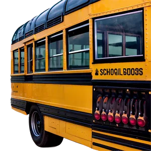 Full School Bus Side Profile Png Rnx PNG image